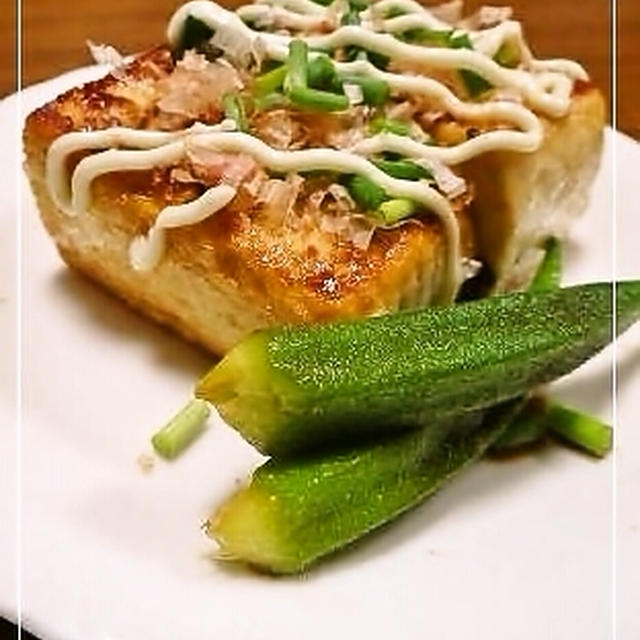 豆腐ステーキにんにく醤油