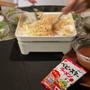 アビエンのちっこいの、予想通りもんじゃ焼きにピッタンコ♪