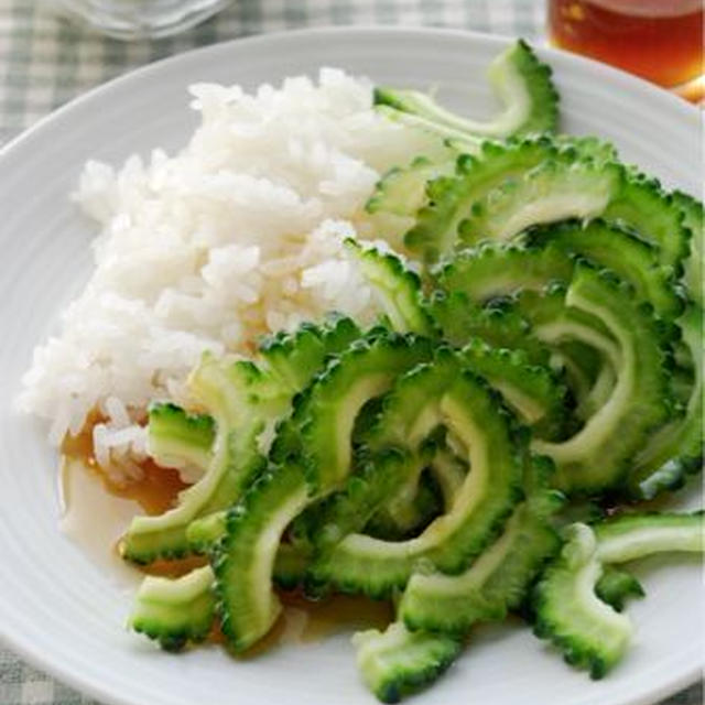 甘くて酸っぱい☆シャキシャキゴーヤのまぜごはん