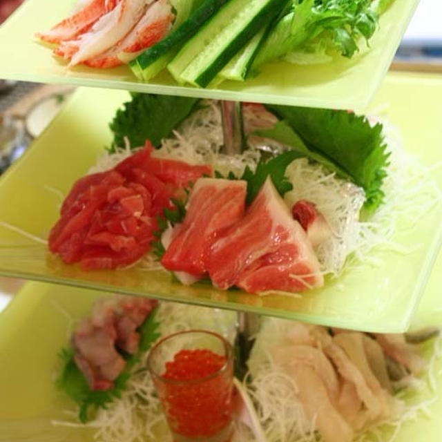 「手巻き寿司パーティー＊お刺身を美味しく食べる為のアイデア」