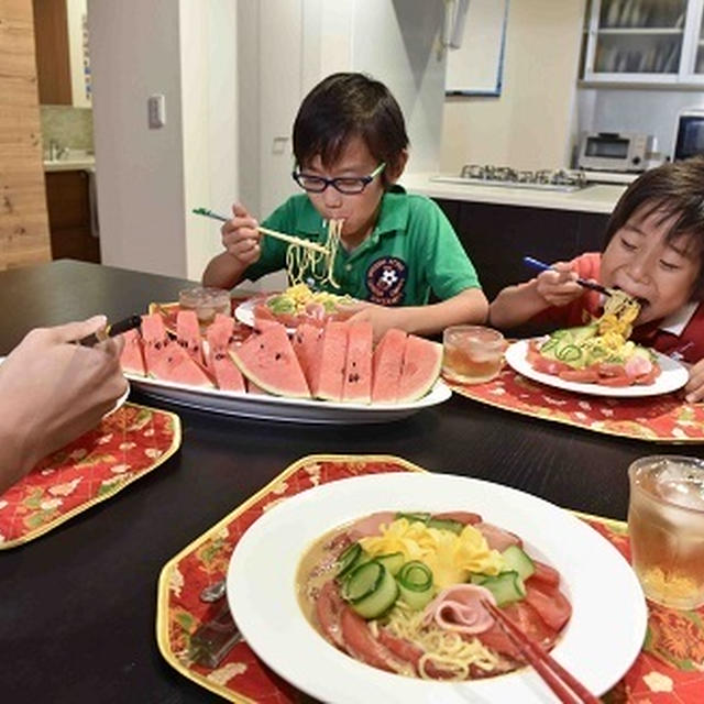 花束冷やし中華！！