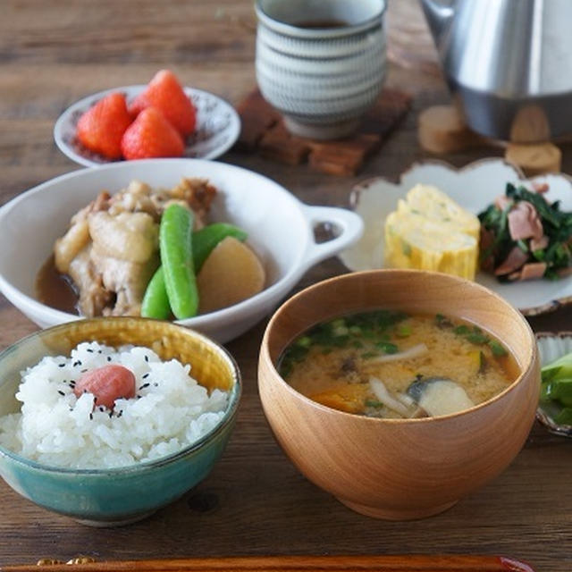 圧力鍋で手羽元と大根のこってり煮