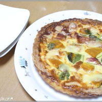 冷凍パイシートで失敗しらずの簡単キッシュ☆