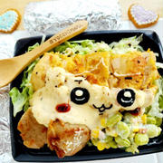 ちいかわキャラ弁ハチワレの塩チキン南蛮弁当♪＆小樽朝里「カフェまるしぇ塩梅屋」さんの「濃厚ハスカップジュース」がスムージーみたいに濃厚で美味すぎ！！