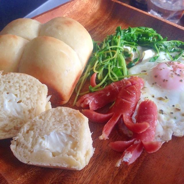 お休みの日のブランチ♪♪