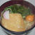 めかぶきつね蕎麦。めかぶ処理