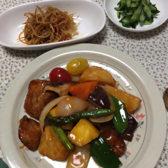今週は中華で定番「酢豚」でも春夏版