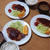 今朝はポークチャップ！昨夜はいつものヘルシー料理で～