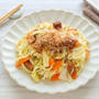 ＊【レシピ】焼き鳥缶で簡単♡焼きうどん＊