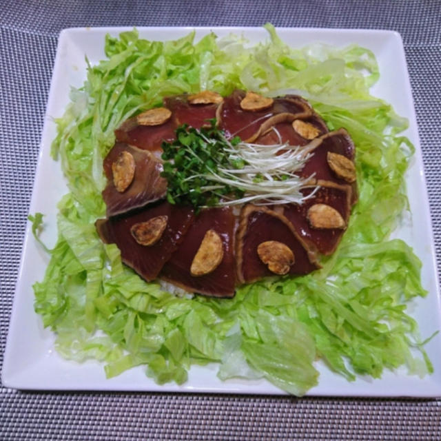 【晩御飯のご提案】”絶品✨鰹のサラダライス”