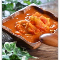 マイルドなエビのスパイスカレー