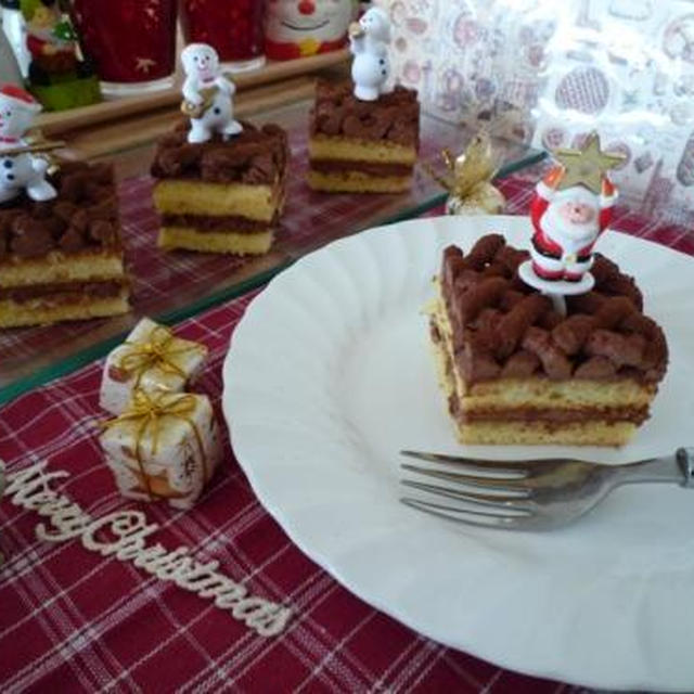 クルミ入りチョコレートケイク作りました！