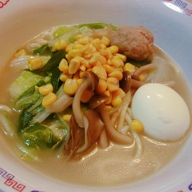 豆乳コーンラーメン