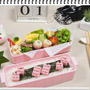 【パパ弁★2019.4/1＆4/2★キャラ弁★ブロックのお弁当＆ミニホットドッグのお弁当】