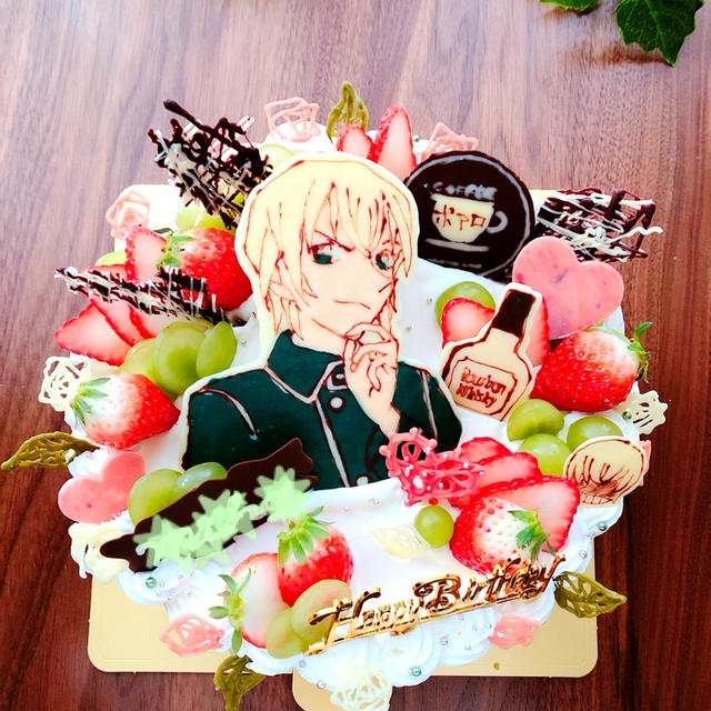 名探偵コナン 安室透のバースデーケーキ By Meruさん レシピブログ 料理ブログのレシピ満載