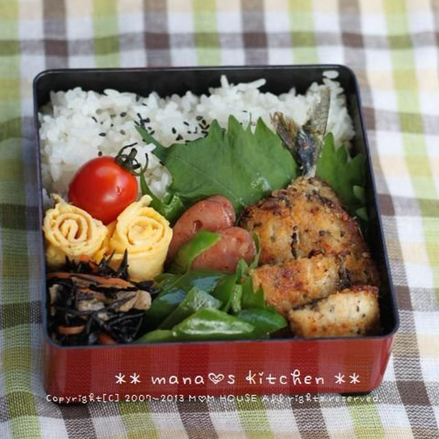 秋刀魚のﾏｼﾞｯｸｿﾙﾄ ﾊﾟﾝ粉焼き　☆　野菜そばとミジュン♪