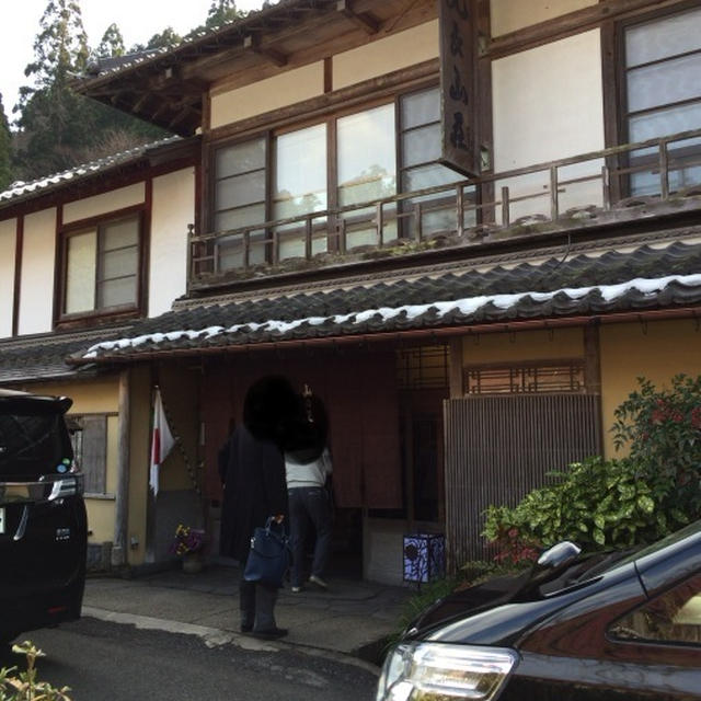比良山荘で月鍋