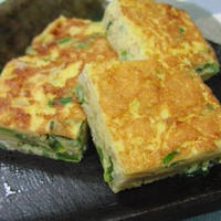 野菜くずを使って♪　チーズを入れてるみたいな味噌味のベジタブル玉子焼き