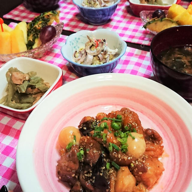 今度は９連休？？そして…お正月も？　＆　鶏肉とうずらのごま照焼きde夕食。と、くらしのアンテナ。