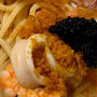 魚介、魚卵、カラスミのパスタ - spaghetti all’uovo di mare
