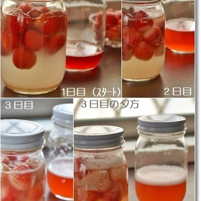 魅惑のいちご酵母＆いちごシロップ酵母♡