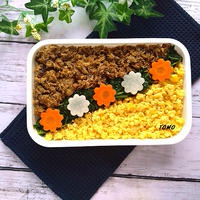 ぐんまクッキングアンバサダー♪お弁当にも！群馬県産ほうれん草のナムルとサバ味噌煮缶の３色弁当