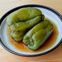【野菜ひとつ】丸ごとピーマンのめんつゆ煮びたし