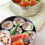 牛肉巻きと冷やしうどんのお弁当★8月6日(火)