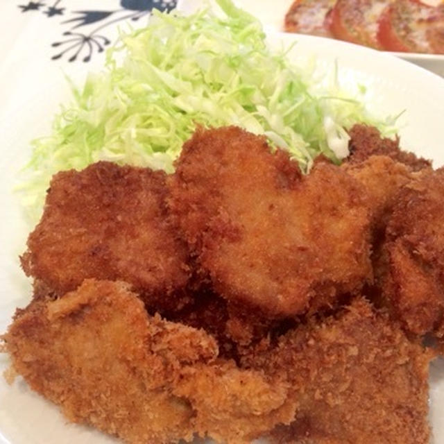 ヒレカツ。何も浮かばない日のごはん