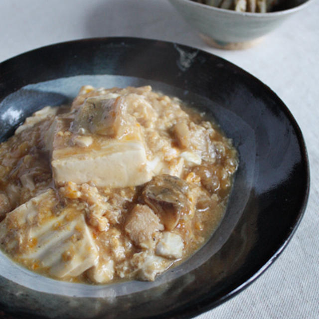 ふわふわ豆腐と赤魚の卵あんかけ