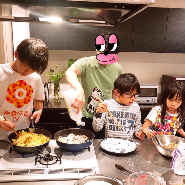 母の日はみんながごはんを作ってくれました〜！！