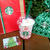 スタバ☆クリスマス ストロベリー ケーキ フラペチーノ