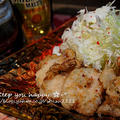 +*プレミアムモルツに合わせた塩レモン鶏唐とキュウリの油麩炒め+* by shizueさん
