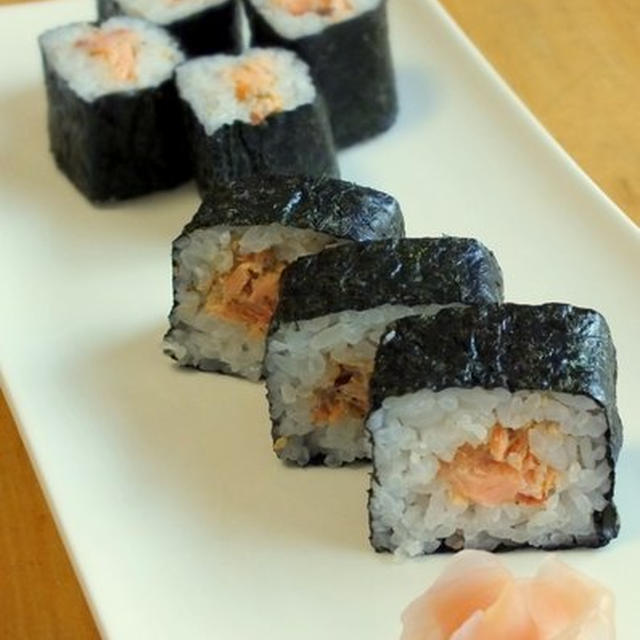 焼鮭の巻き寿司