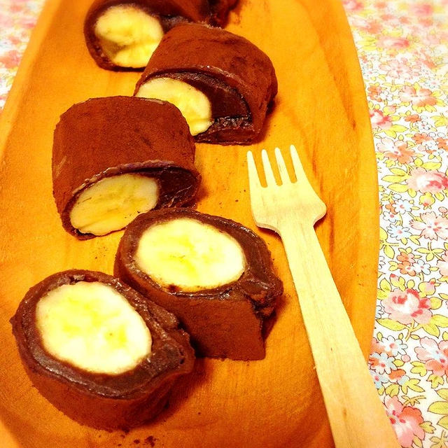 *まるごとバナナのチョコ大福*