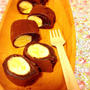 *まるごとバナナのチョコ大福*