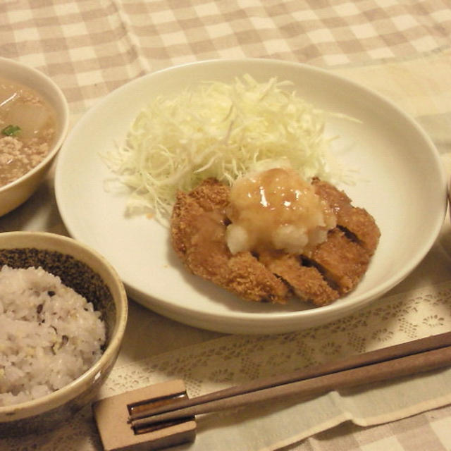 カツもさっぱり！