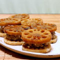カリッとジューシー「蓮根の挟み焼き」＆「久しぶりに家族４人でお昼ご飯」＆「コメントのお返事です」