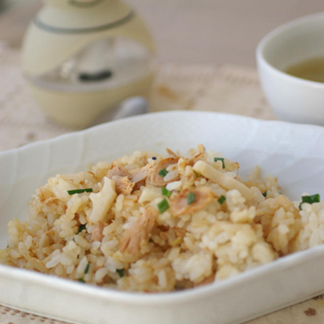 ツナマヨの酢めしチャーハン