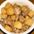 鶏モモ肉とじゃがいもの煮物＆アジフライ