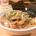 和中料理。春菊と海老のかき揚げラーメン｜思いに集まり、受け継がれる。