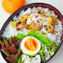 １月１５日　水曜日　きつね丼＆混ぜ込みわかめでポテサラ