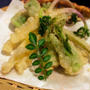春を感じる野菜,山菜の天ぷら