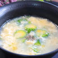 【芽キャベツとふわふわ卵の中華風スープ】旬の芽キャベツにふわふわ卵がよく合う中華風スープレシピ！【178kcal】