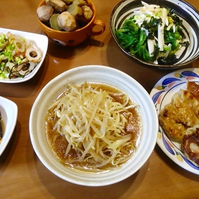 餃子ともやしそば