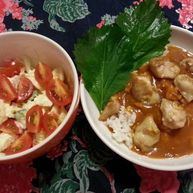 ぼんじりレシピ：みはちゃんカレー爆誕！！！社長ごっこたのしい( ^)o(^ )