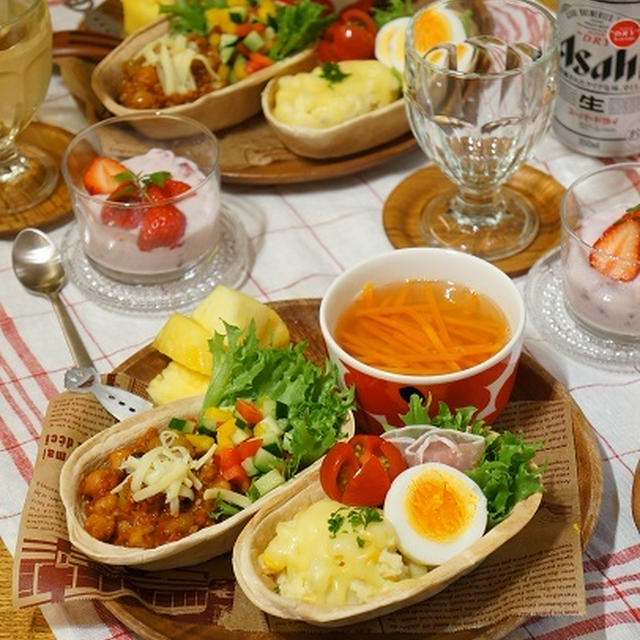 トルティーヤボートで野菜をたっぷり食べましょう