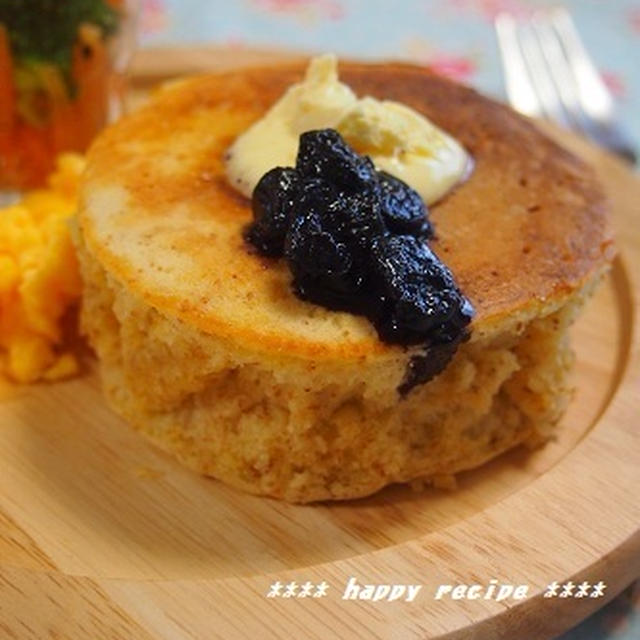 厚さ３cm♥ふわふわホットケーキ完成