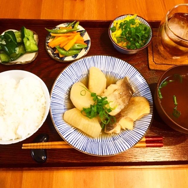 ★晩御飯★大根と鱈の塩煮込み！