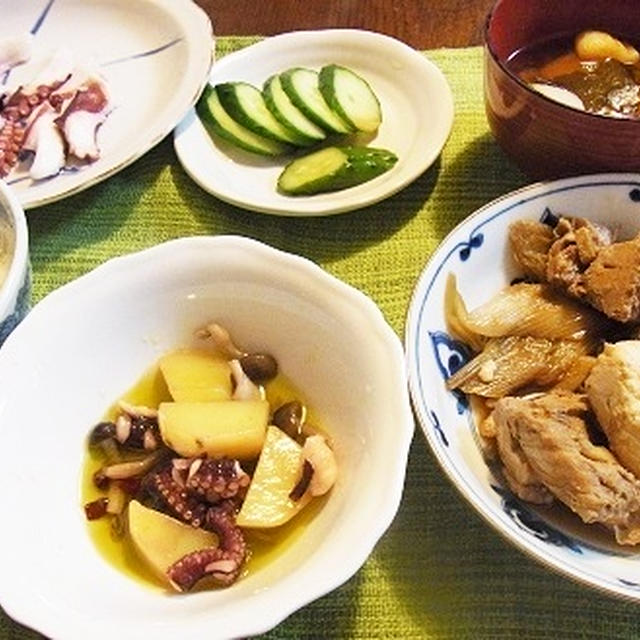 半夏生の日の夕食　＆　餓鬼になる^_^;